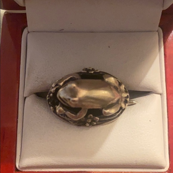 Sterling silver vintage brooch